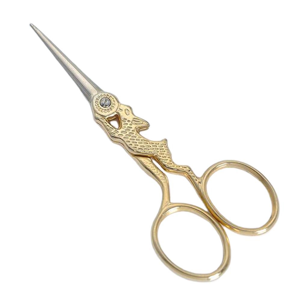Vintage Rabbit Shape Sewing Scissors Stainless Steel Tailor Scissors Sharp Sewing Shears for Embroidery, Sewing, Craft, Art Work & Everyday Use