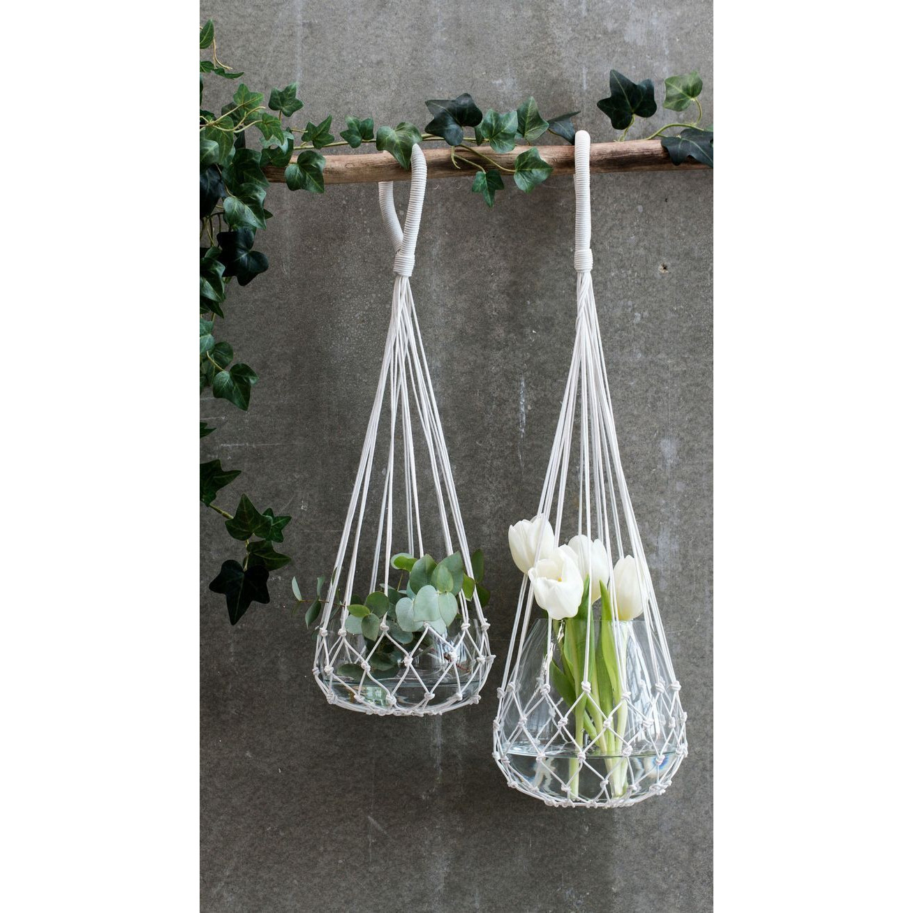 1 dây treo trang trí chậu cây bình thủy tinh dài 65cm