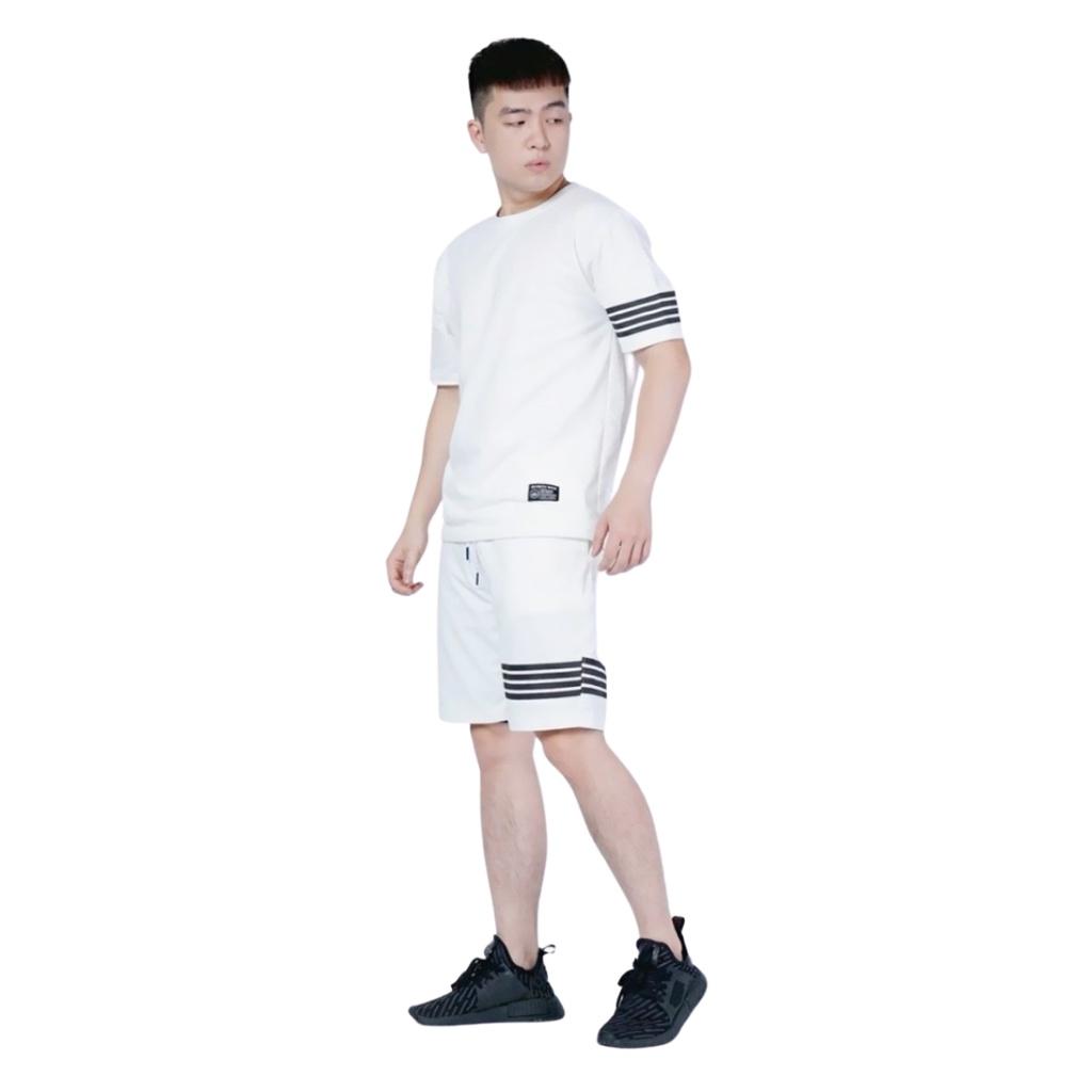 Đồ Bộ Thể Thao Nam Nữ 4 SỌC - Set Quần Áo bốn mùa đẹp cao cấp mặc nhà đi chơi thoải mái 01