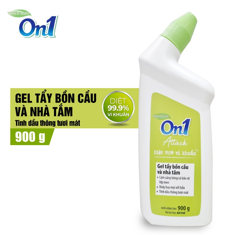 Gel tẩy bồn cầu và nhà tắm On1 Attack 900g N0502