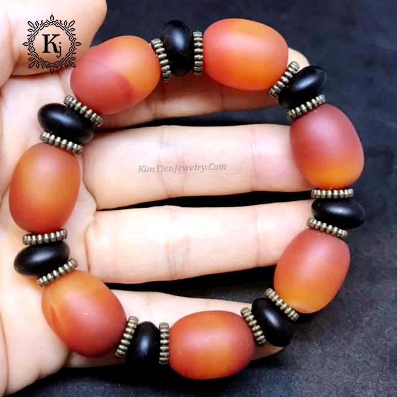 Vòng Tay Phong Thủy Nam Tây Tạng Mẫu A2