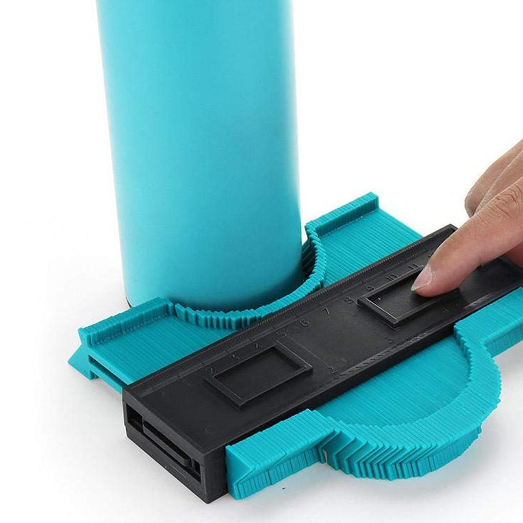 3D Mitre Square Measuring Ruler + Contour Profile Gauge Tool