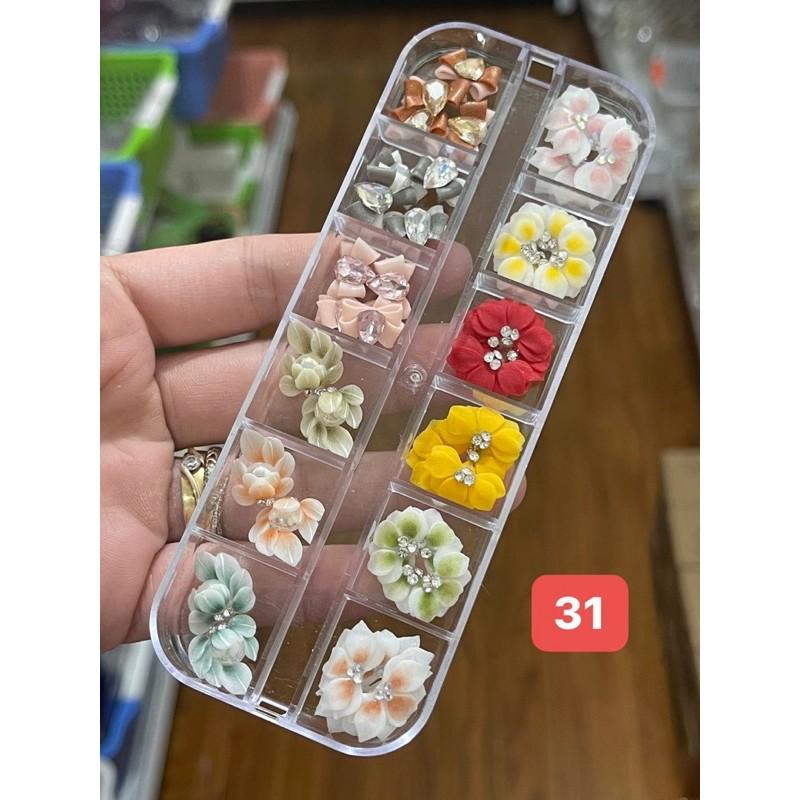 Sét hoa mix giá siêu rẻ” tặng kèm khay đựng”