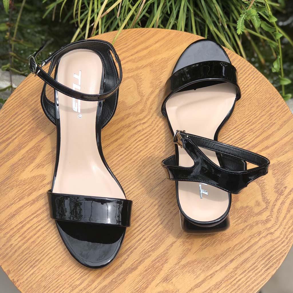 Sandal 5 phân gót mika hot trend 2020 trẻ trung năng động 21334