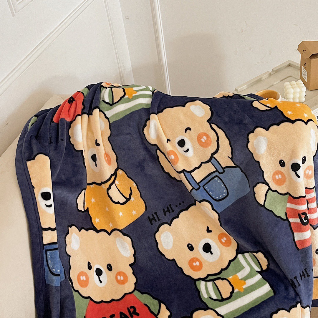 Chăn tuyết một lớp LIDACOcho bé đi mẫu giáo kích thước 120 x 150cm