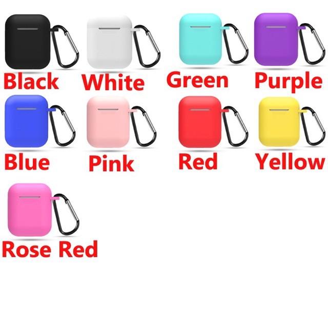 Túi đựng tai nghe airpods silicon nhiều màu