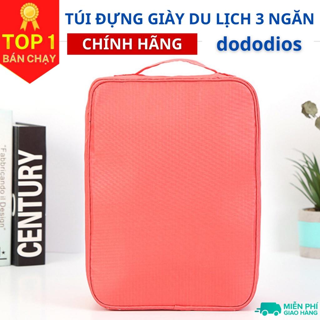 Túi Đựng Giày Dép Du Lịch Thể Thao Tiện Dụng 3 Ngăn Chống Nước