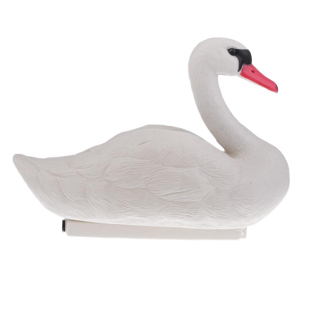 Artificial Floating Swan Decoy  Scarecrow with   for Hunting