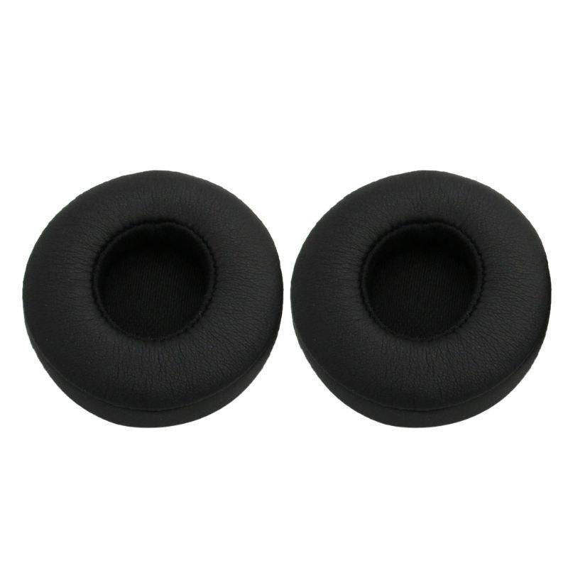 HSV 1Pair Leather Earpads Soft Sponge Ear Cushion Cover for beats Solo3.0 Headset