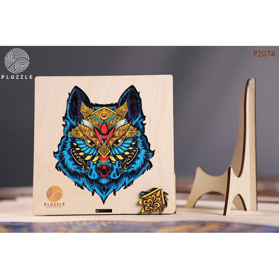 Bộ xếp hình gỗ thông minh puzzle đồ chơi ghép hình - Con Sói – PZ074