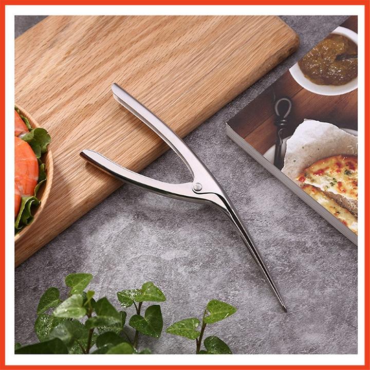 COMBO 2 Dụng Cụ Kìm Tách Lột Vỏ Tôm Chất Liệu Inox Không Gỉ