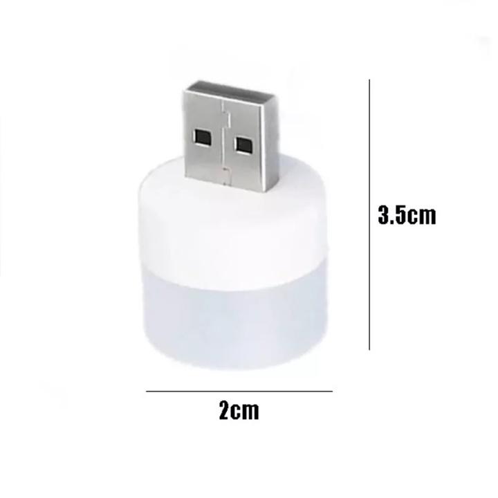 Đèn LED mini chân sạc USB 5V, 1W làm đèn ngủ, đọc sách, trang trí siêu tiện dụng