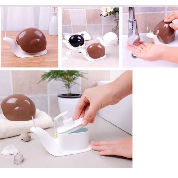 Hộp nhả nước rửa tay, nước rửa bát hình ốc sên