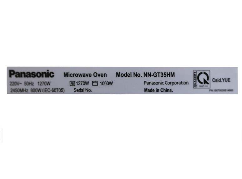 Lò vi sóng có nướng Panasonic NN-GT35HMYUE 23 lít - Hàng chính hãng - Chỉ giao Hà Nội