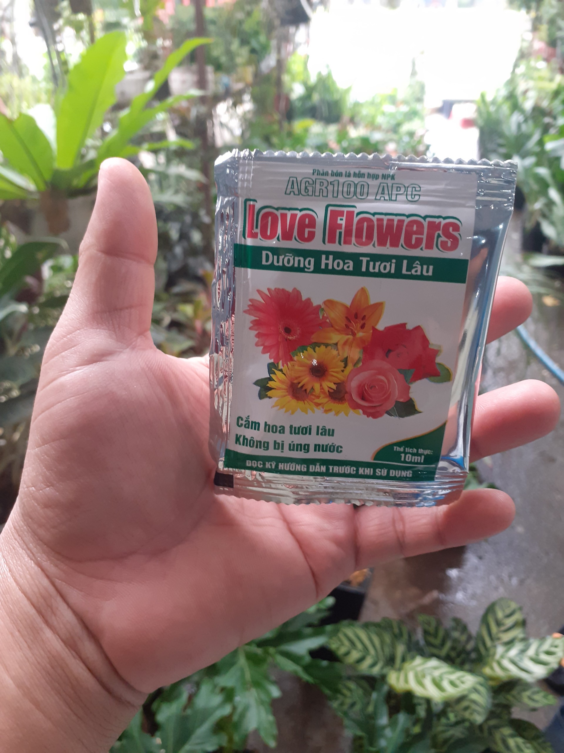 Combo 5 gói dưỡng hoa tươi lâu .
