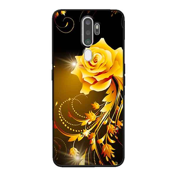 Ốp Lưng in cho Oppo A9 2020 Mẫu Hoa Hồng 4 - Hàng Chính Hãng