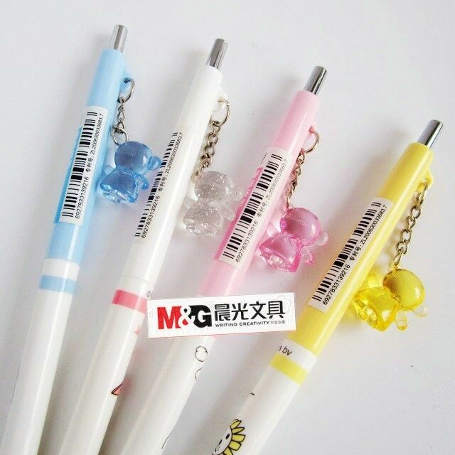 Bút chì kim bấm 0.5mm M&G FMP86105 có treo hình gấu