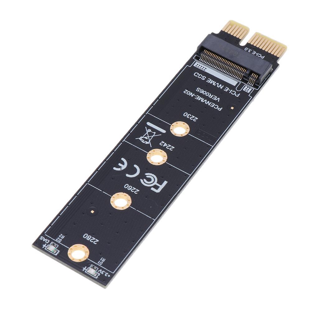 M.2 NVME to X1 SSD Adapter M Key Interface Converter Card Full Speed