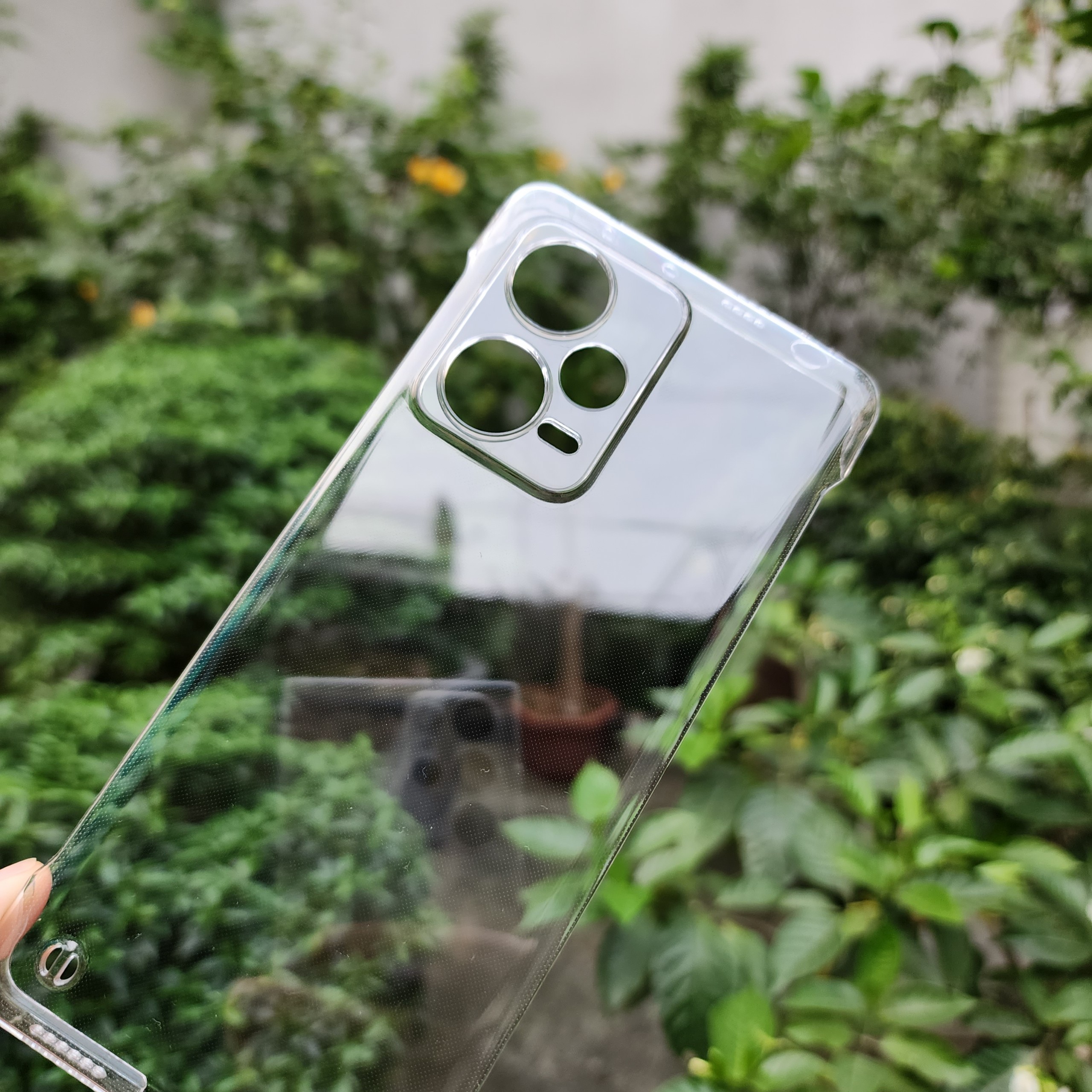 Ốp Lưng Trong Suốt KHÔNG VIỀN cho Xiaomi Redmi Note 12 Pro 5G/ Note 12 Turbo/ Note 12 Nhựa PC CỨNG Siêu Mỏng, Bảo Vệ Camera