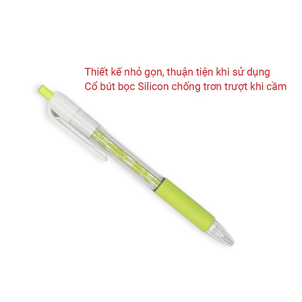Bút Chì Kim Bấm Học Sinh HH Ngòi 0.5mm Có Đệm Tay Bảo Vệ Dùng Cho Học Sinh - 3520