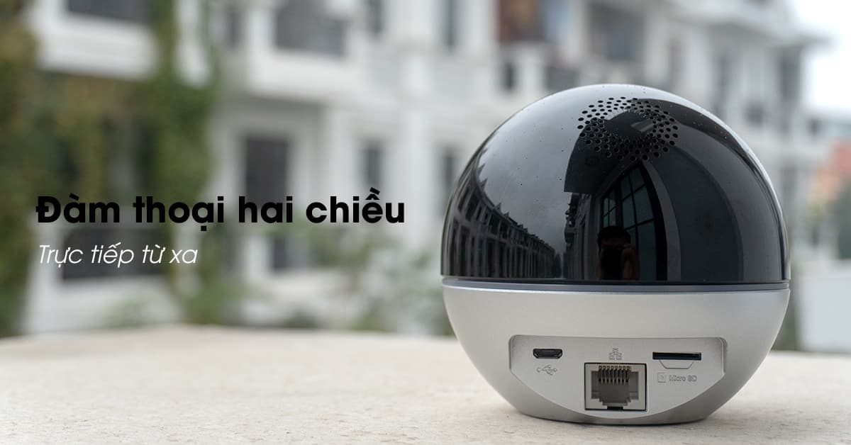 Camera Wifi Ezviz C6W siêu nét 4Mp góc rộng xoay 360 độ - Hàng chính hãng