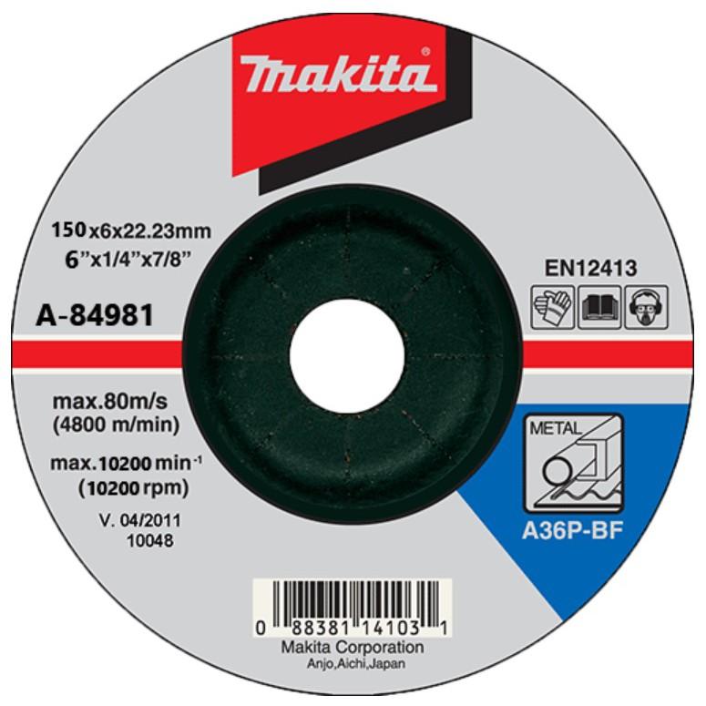 Đá mài mềm 150x6.0x22.23mm Makita A-84981