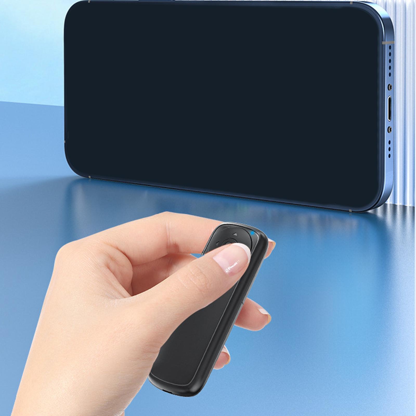 Bluetooth Shutter Remote Control Selfie Button Clicker for Most Smartphones