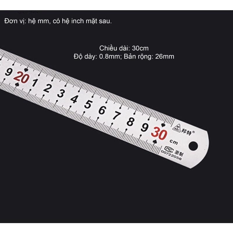 Thước lá thước thẳng 30cm