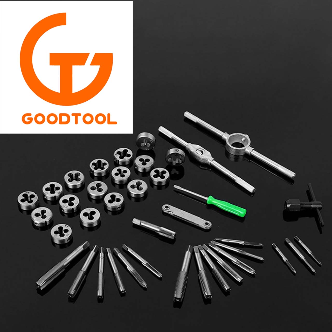 Bộ taro tạo ren 40 chi tiết tạo ren trong ren ngoài GOODTOOL