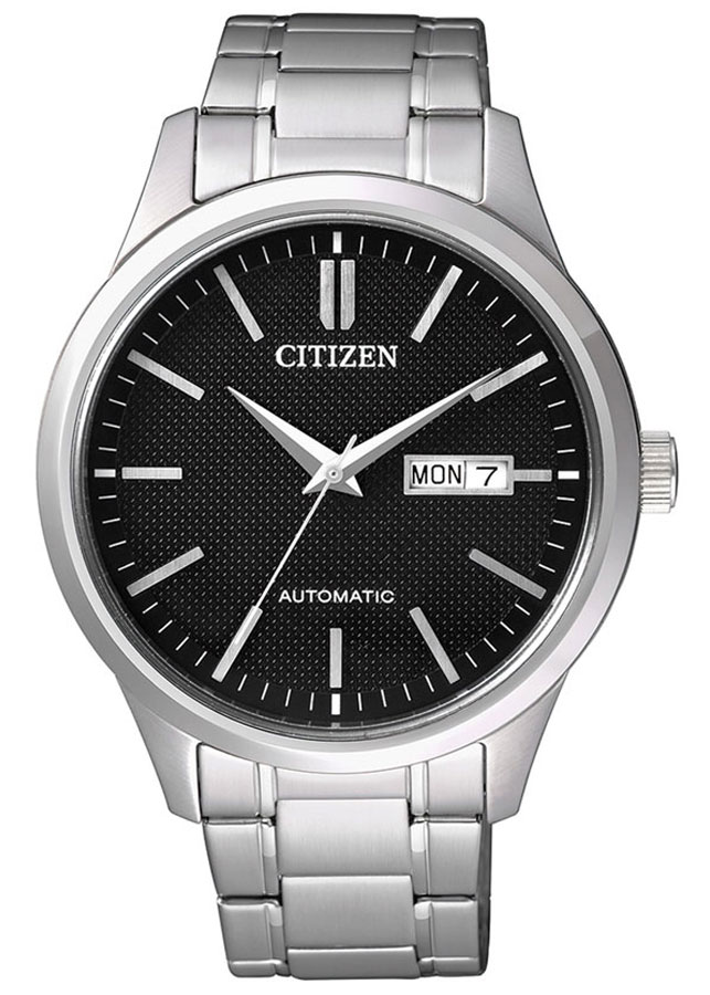 Đồng Hồ Nam Citizen Dây Thép Không Gỉ NH7520-56E - Mặt Đen (Sapphire)