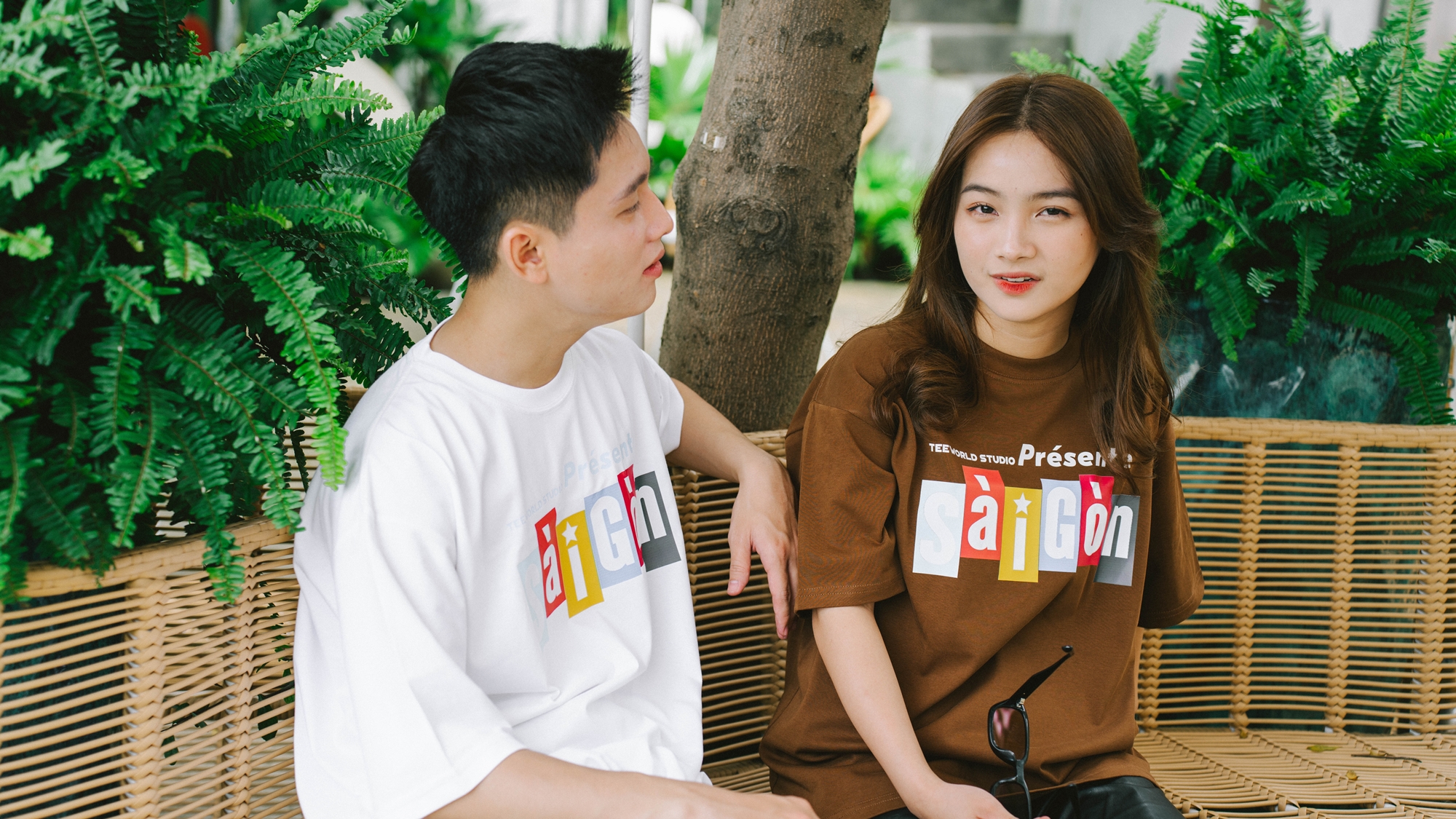 Áo Teeworld Saigon Présente T-shirt Unisex Nam Nữ Fỏm Rộng