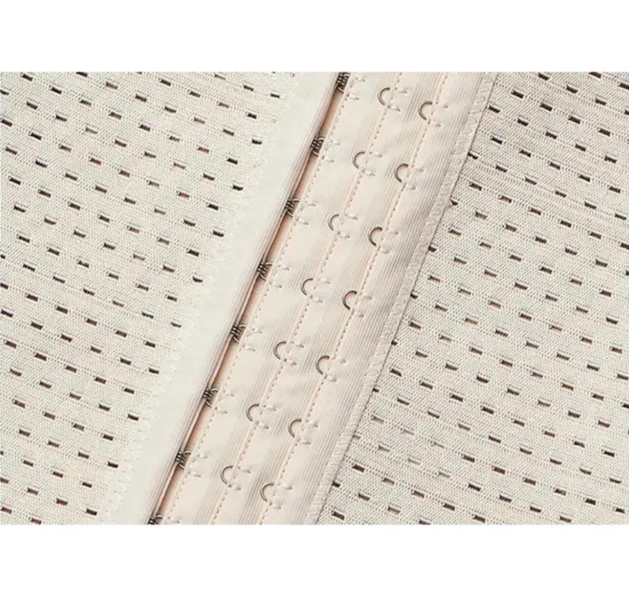 Đai nịt bụng sau sinh 3 nấc móc cài định hình eo thon, gọn Cotton Thun - Đen