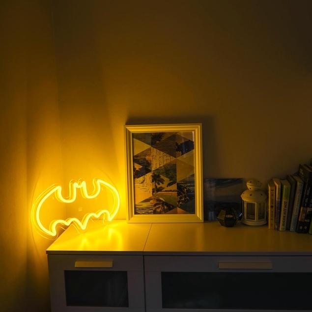 Đèn neon trang trí BATMAN - Phù hợp trang trí tường, để bàn, phụ kiện decor nhà