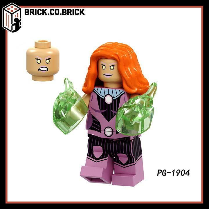 Đồ chơi Lắp ráp minifig Nhân vật Siêu anh hùng Các mẫu Red X Starhawk PG8217