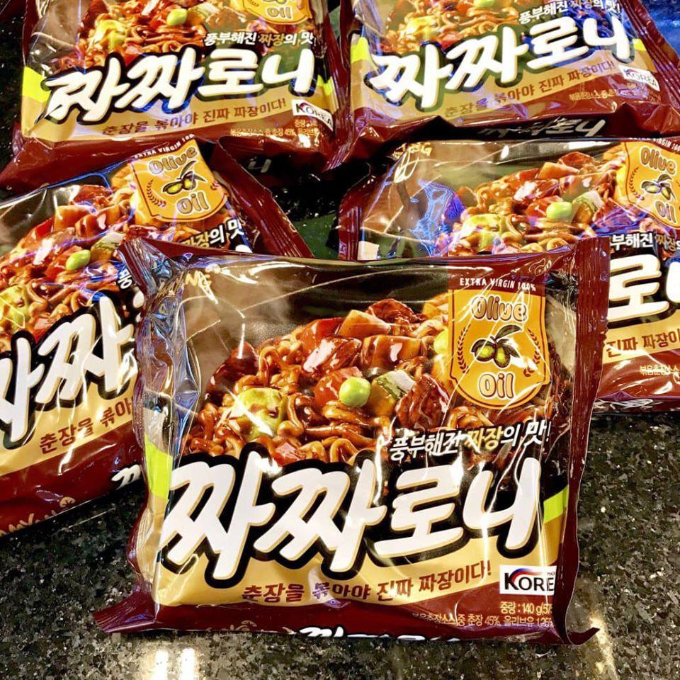 Combo 5 gói mì trộn tương đen Hàn Quốc