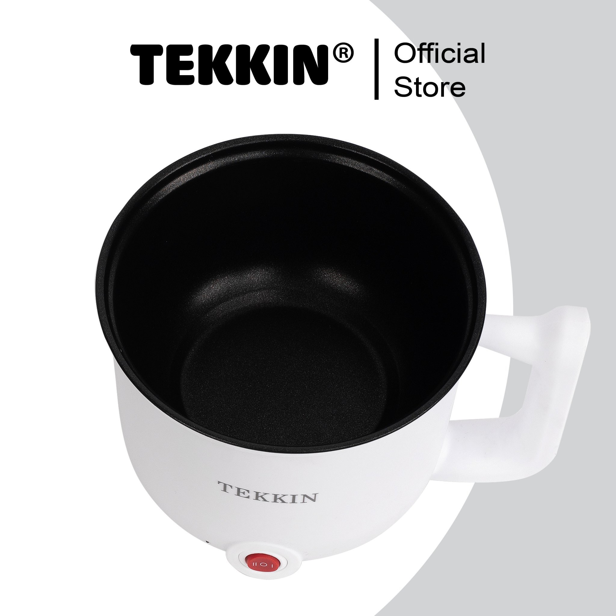 Nồi Lẩu Điện Mini Đa Năng 2 Tầng TEKKIN TI-28A 1.8L Chống Dính Lẩu Chiên Xào Hàng Chính Hãng / Hàng Nhập Khẩu