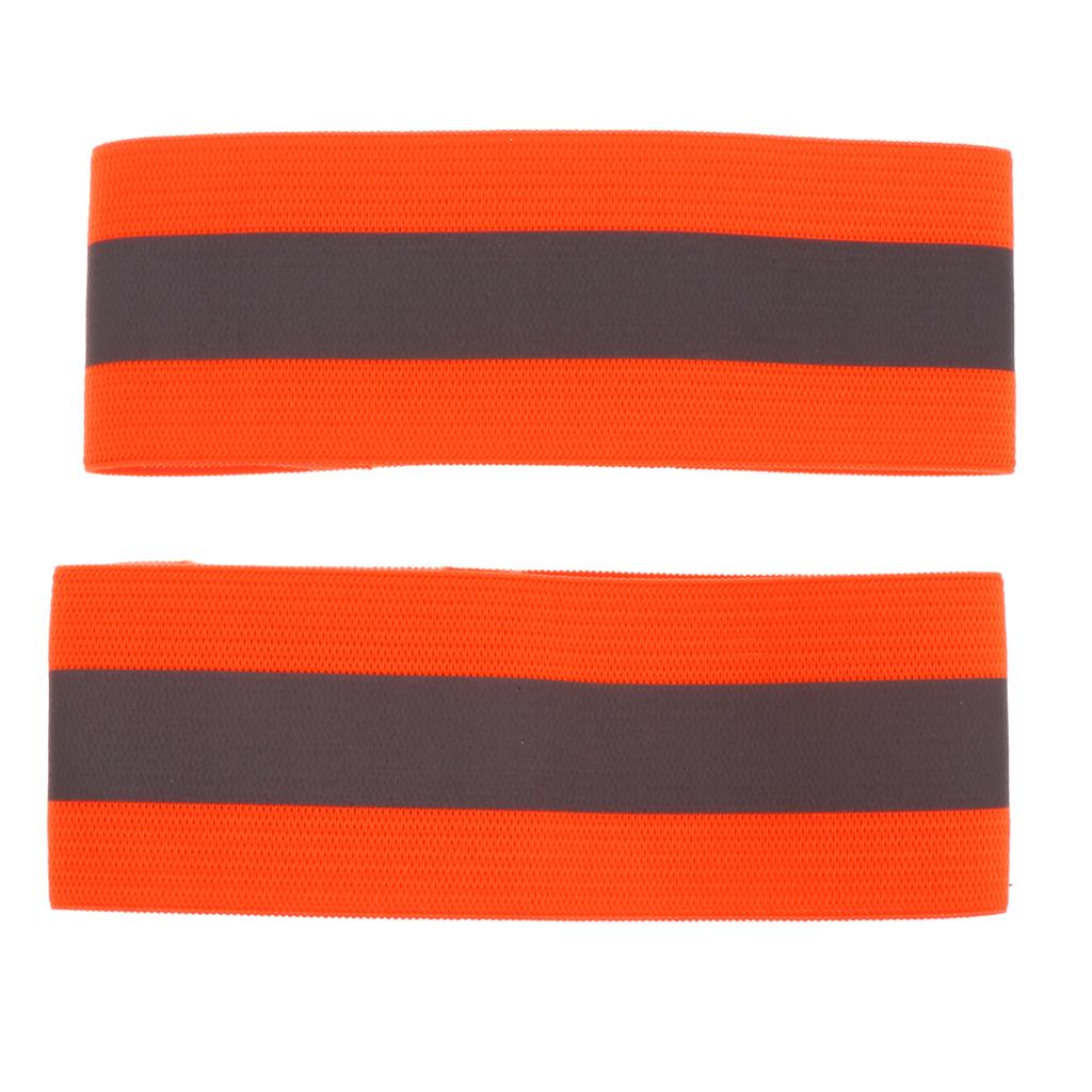 1 Pair Night Running Reflective Sport Arm Belt Armband Ankle Band Leg Strap