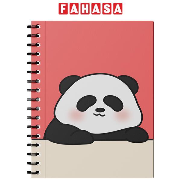 Sổ Lò Xo Giấy Trơn - 160 Trang 10 x 15 cm 80gsm - Panda - The Sun 01