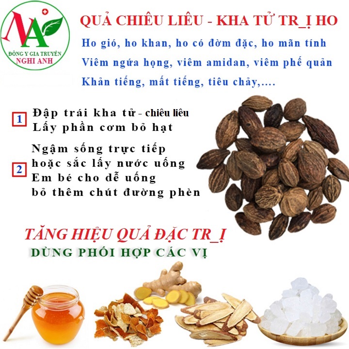 Quả Kha Tử Trị Ho Đông Y Nghi Anh Túi 200gr