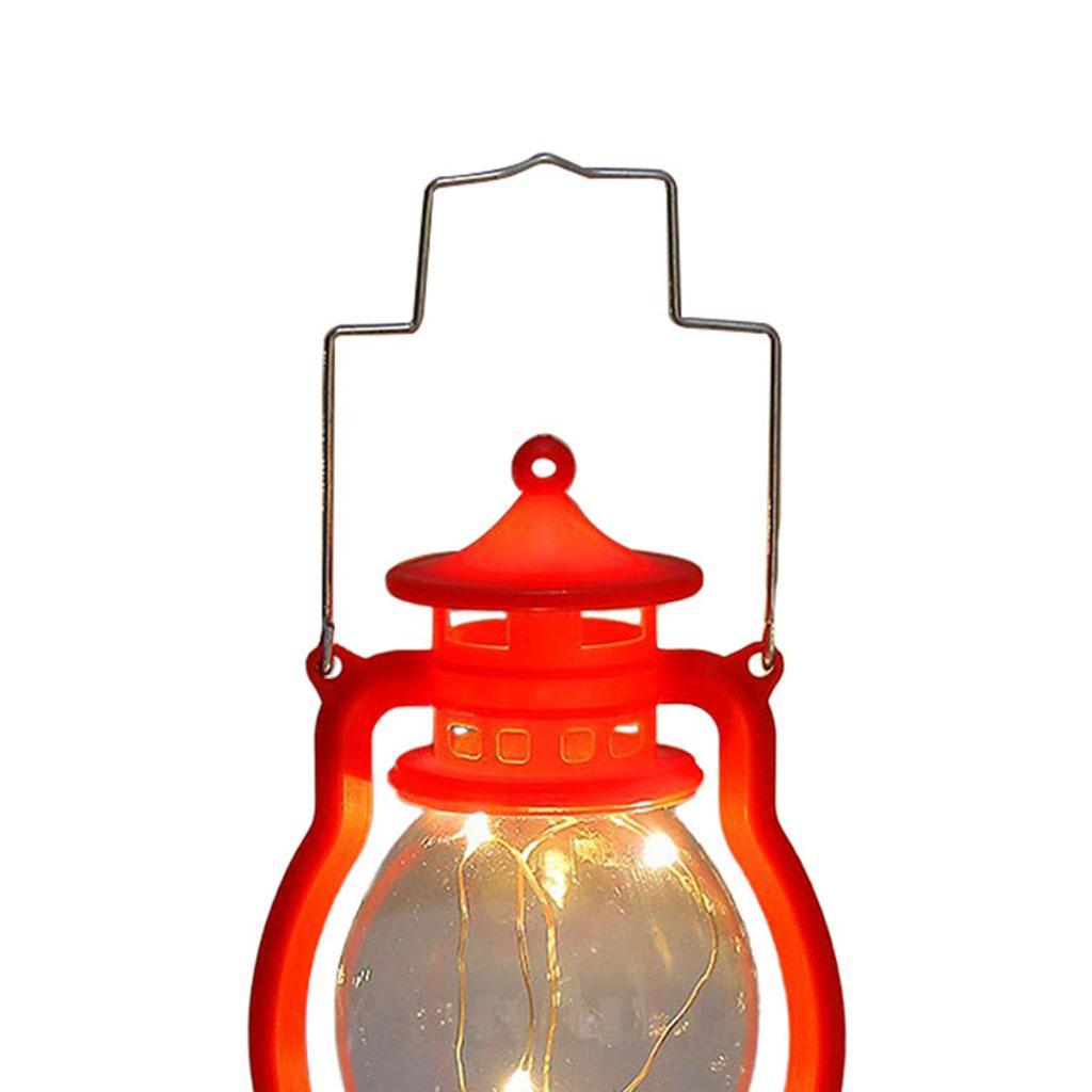 3pcs Decorative Oil Lamp Christmas LED Lantern Lamp Hanging Lantern for Home