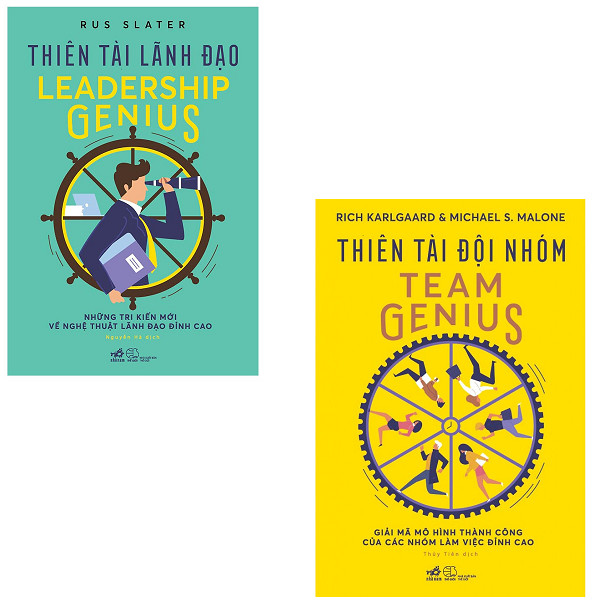 Combo Thiên Tài Lãnh Đạo + Thiên Tài Đội Nhóm Team Genius