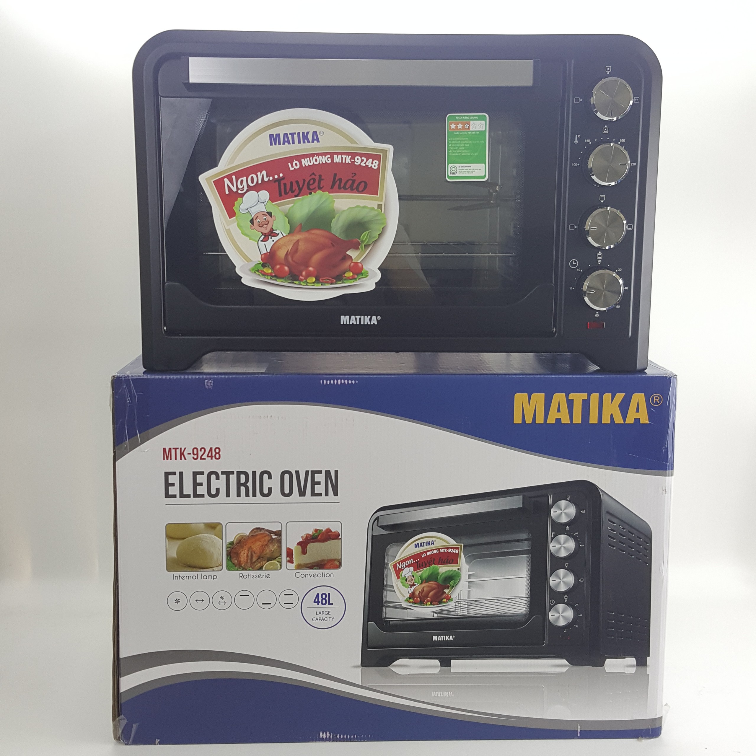 Lò nướng cao cấp Electric Oven Matika MTK-9248 - Hàng chính hãng