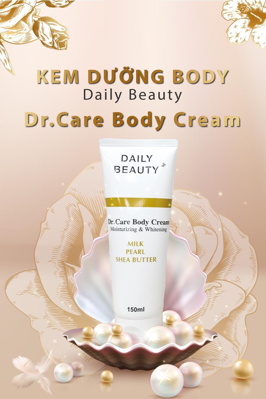 Kem dưỡng toàn thân Daily Beauty Dr.Care Body Cream sản phẩm nhập khẩu chính ngạch Hàn Quốc