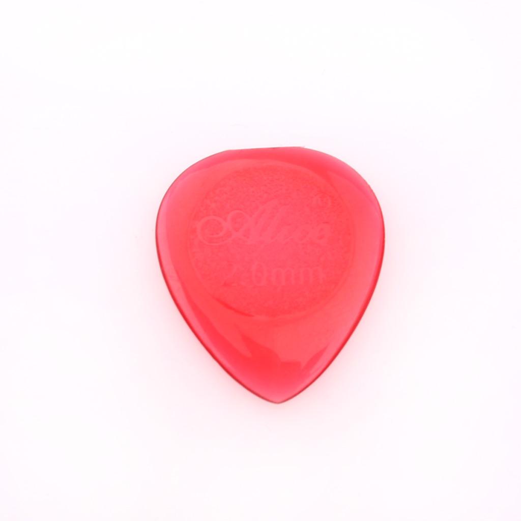 Portable Guitar Pick Plectrum Acoustic Guitar Water Drop Shaped, Pack of 10