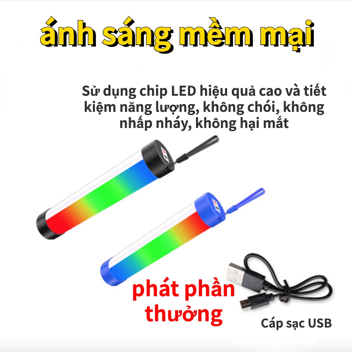 Đèn âm nhạc bluetooth RGB đầy màu sắc Đèn cảnh báo khẩn cấp USB sạc Đèn cảnh báo khẩn cấp Đèn không khí cắm trại ngoài trời Đèn khẩn cấp cầm tay