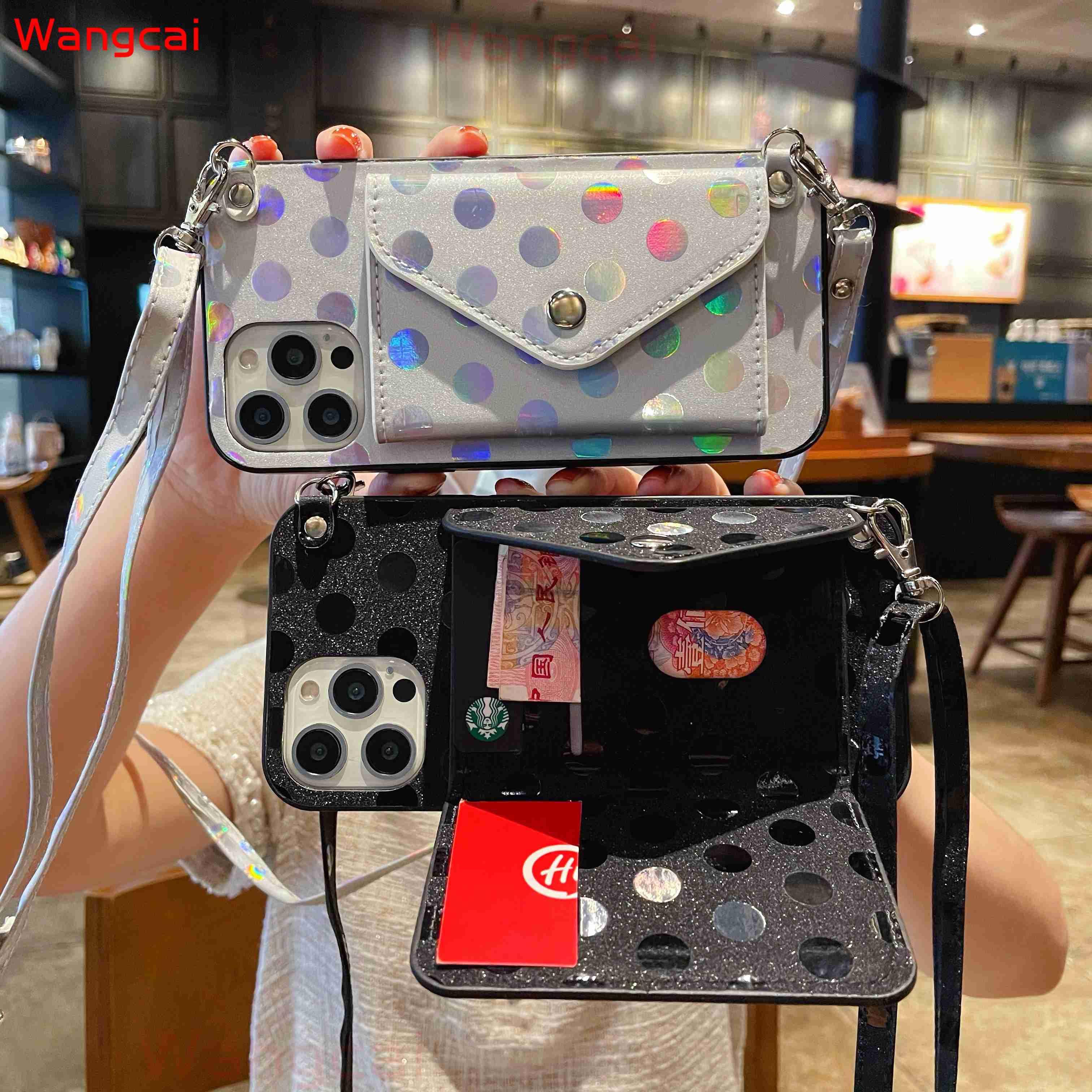 Ốp Lưng Lấp Lánh Có Dây Đeo Cho Oppo Reno 5 4 3 Pro Lite 4f 4g 5g F17 Pro F15 F11 F9 F5 F1S Find X2 Neo Lite
