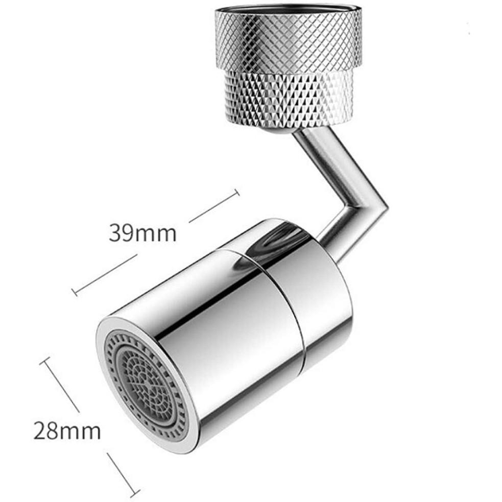 Vòi Tăng Áp Inox Đầu Nối Vòi Rửa Chén Bát Tăng Áp Đa Năng Thông Minh Xoay 360 720 Độ Bồn Rửa Mặt