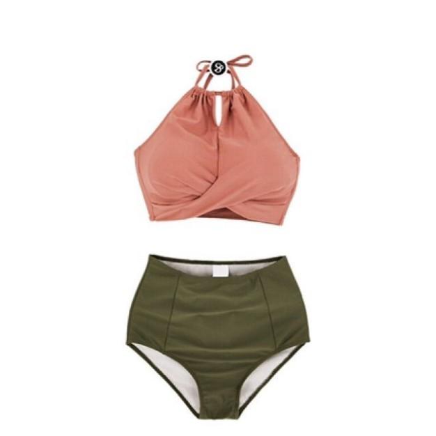 Bikini Áo Tắm Cổ Tròn Buộc Sau Hottrend 2021 Sang Chảnh Xịn Đẹp Sexy
