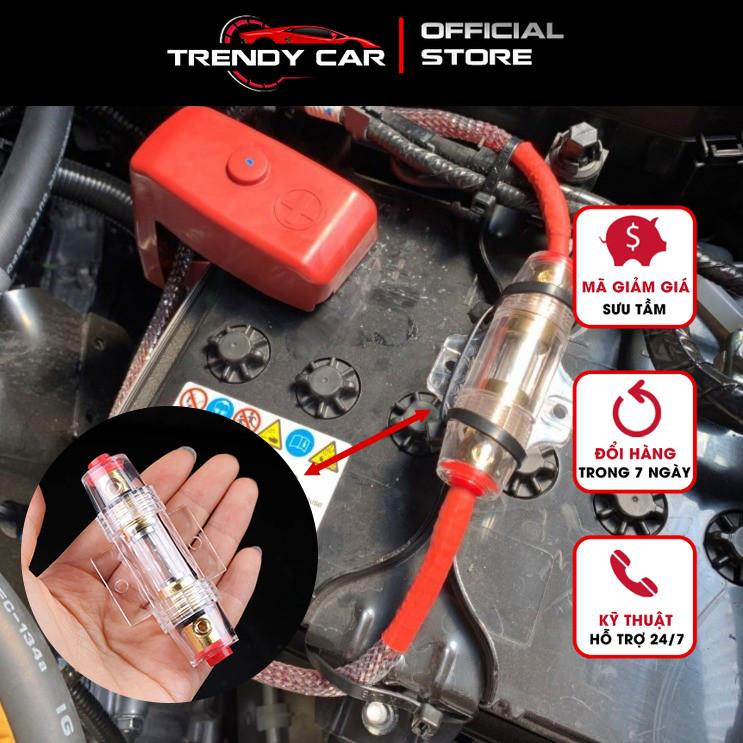 Cầu chì âm thanh chuyên dụng cho xe hơi chất liệu hợp kim cao cấp (vỏ chịu nhiệt độ ca 60A DC 12V Chuyên Dụng Cho Xe Hơi