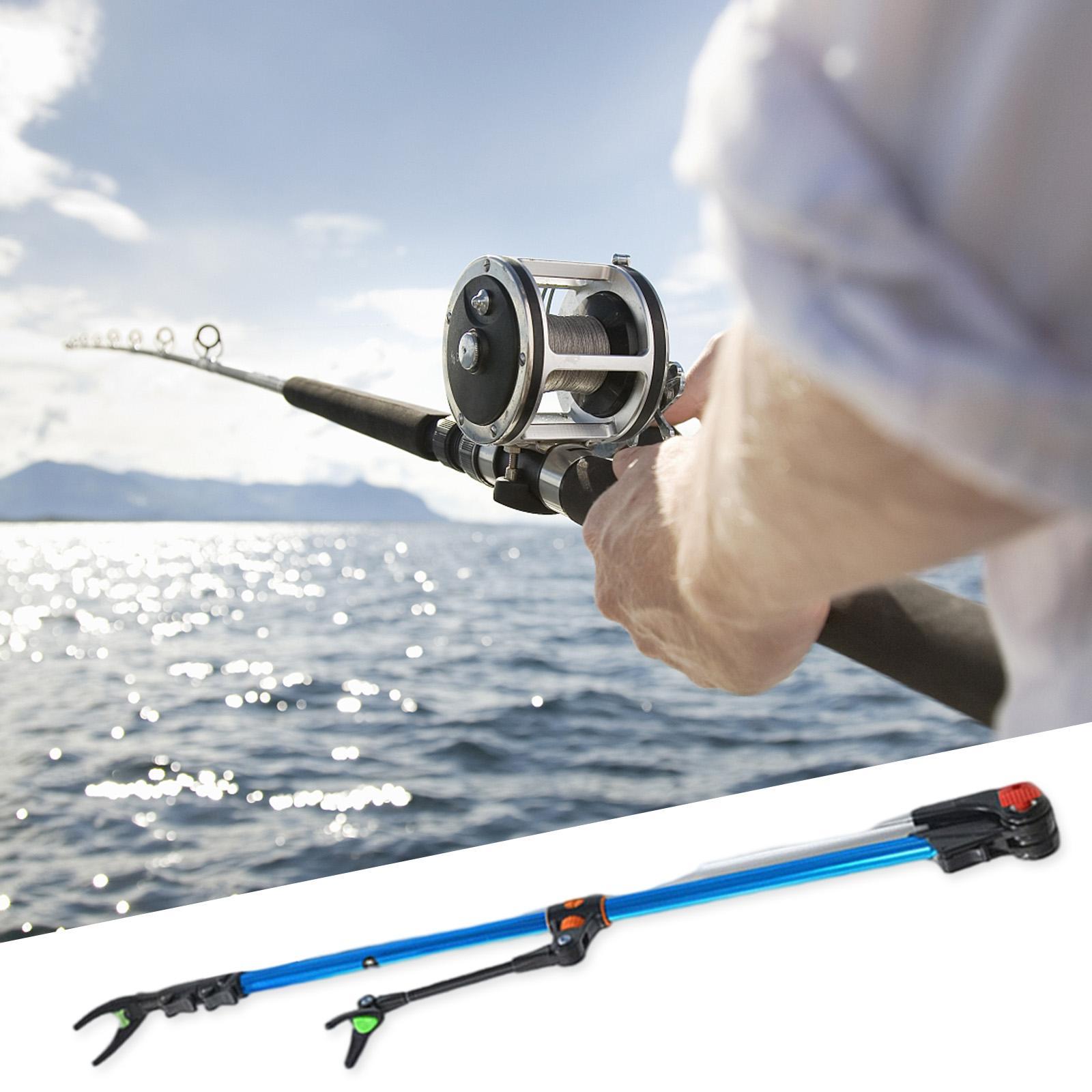 Telescopic Fishing Rod Holder Pole Stand Bracket Support with Ground Stake